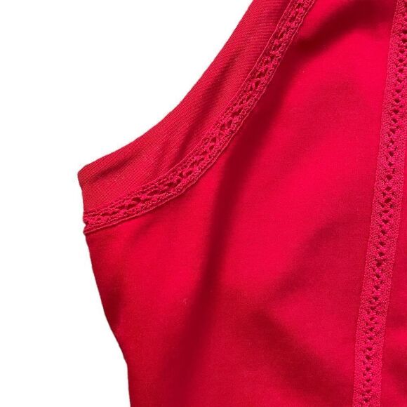 FREE PEOPLE Skyscraper Crop top red size large - Picture 6 of 9